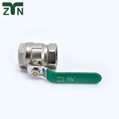  Ball Valve USA Eco-Friendly Copper Forged Two Piece Body 1 2 with Copper, , Chrome Nickel Plated