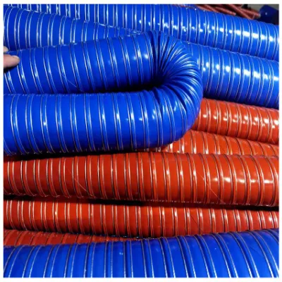 Red Black Sealant Expandable Air Duct High Temp Pipe Flexible Hose