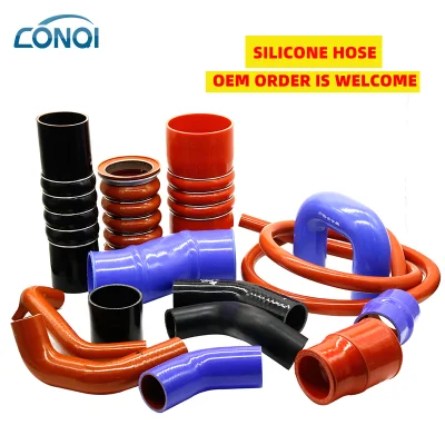  Auto Car Parts High Temperature Industrial Rubber Flexible Air Intake Coolant Water Air Silicon Hose Pipe Tube Elbow Braided Radiator Intercooler Silicone Hose