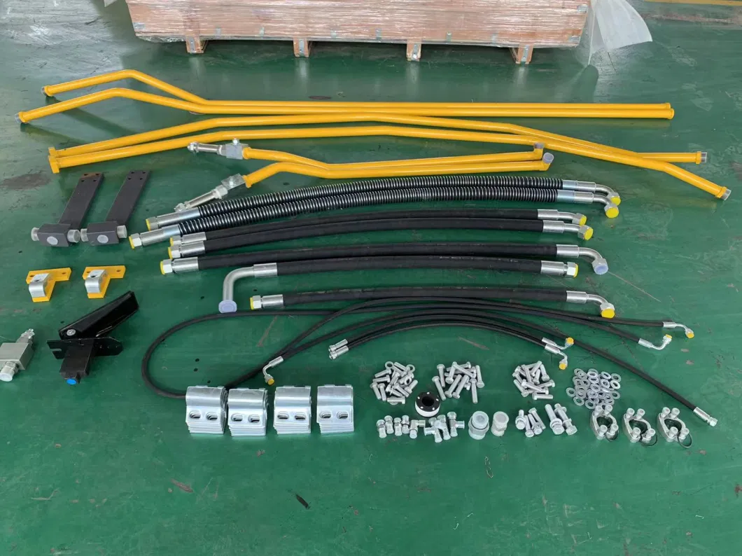 Excavator Assistant Breaker Pipes Line Hydraulic Hammer Installation Kit Oil Hose Piping Pipe Line