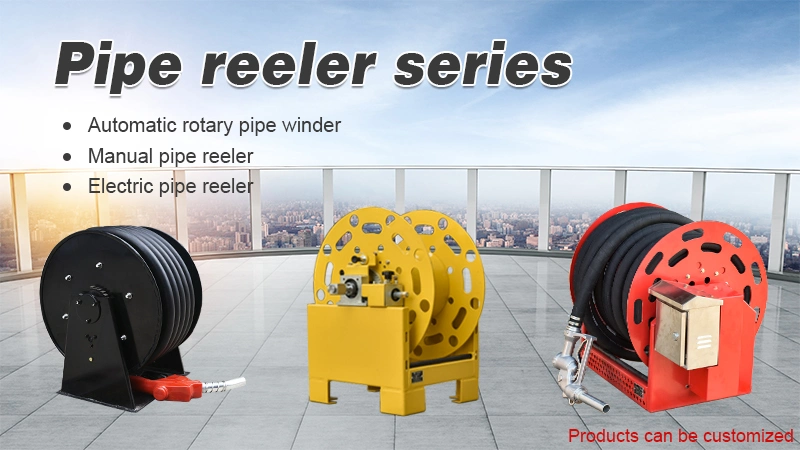 Custom Engineering Construction Manual Auto Hydraulic Heavy Duty Oil Diesel Electric Fuel Refuel Hose Reel