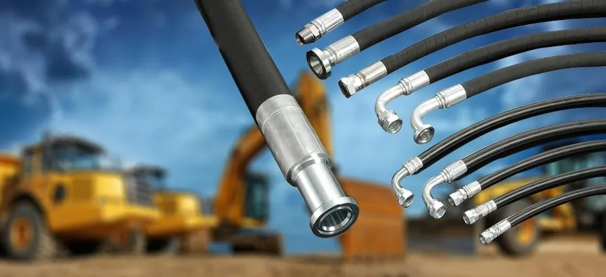 SAE 100 R17 1/4 to 1 Inch Suction Steel Wire Braided Hydraulic Hose Pipe with Oil Resistant Tube