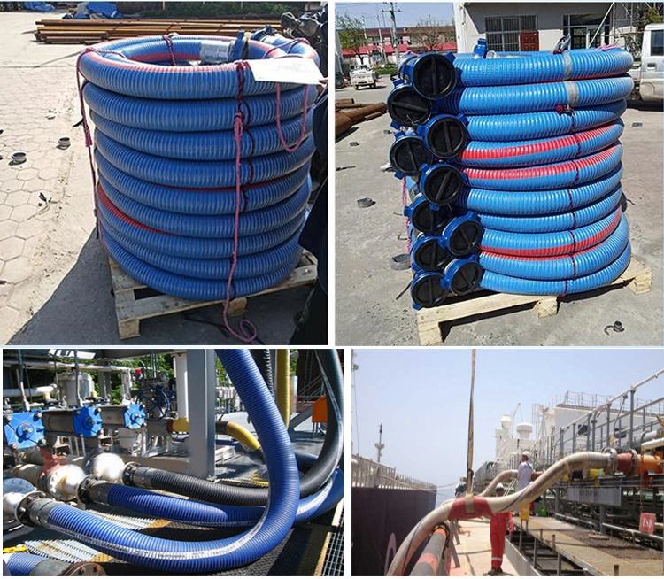 Flexible Large Diameter 10inch Chemical Industry Composite Hose Pipe Oil Suction Petroleum Composite Hoses 12 14 16 20 32inch