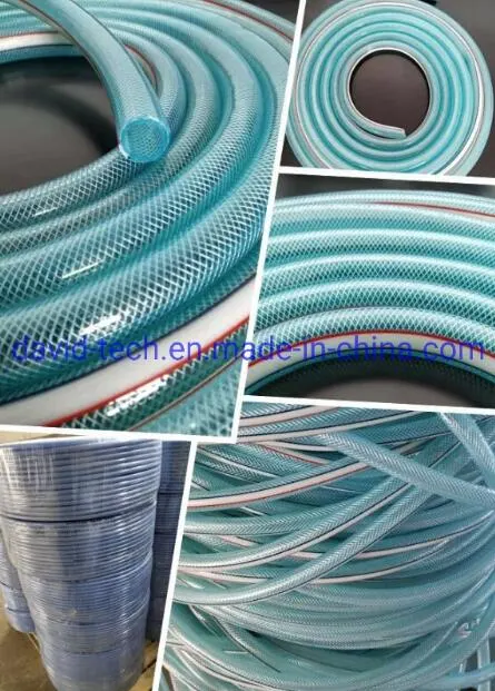 Plastic PVC Polyester Transparent Fiber Reinforced LPG Expandable Layflat Garden Air Gas Water Oil Delivery Suction Pipe Tube Hose