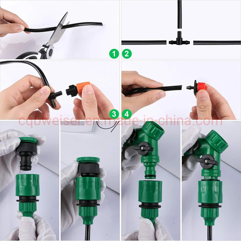 DIY Flowerpot Watering Set Capillary 30meters Adjustable Dripper Watering Set