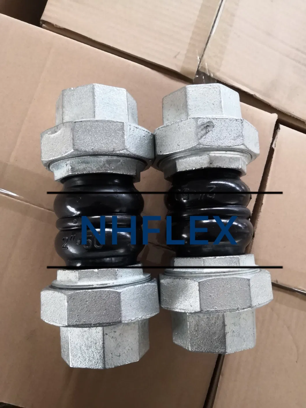 Screwed Double Sphere Flexible Rubber Expansion Joint