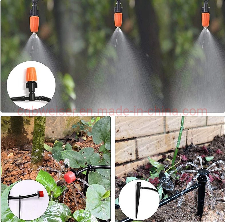 Adjustable Dripers Automatic Watering Garden Hose Micro Drip Watering Kits