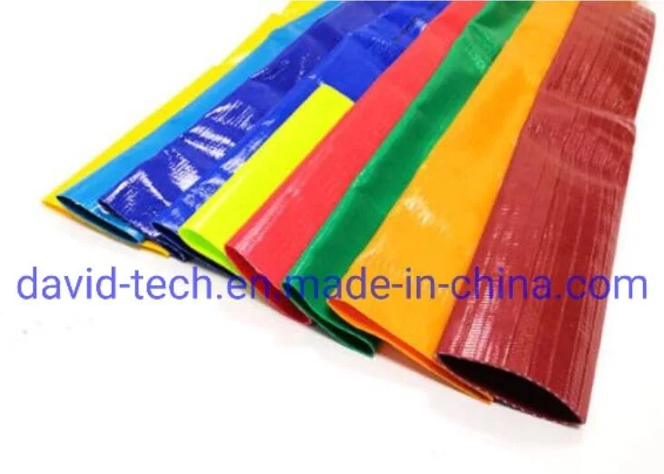 PVC Polyester Transparent Layer Reinforced Layflat Garden Air Gas Water Oil Delivery Suction Pipe Tube Hose