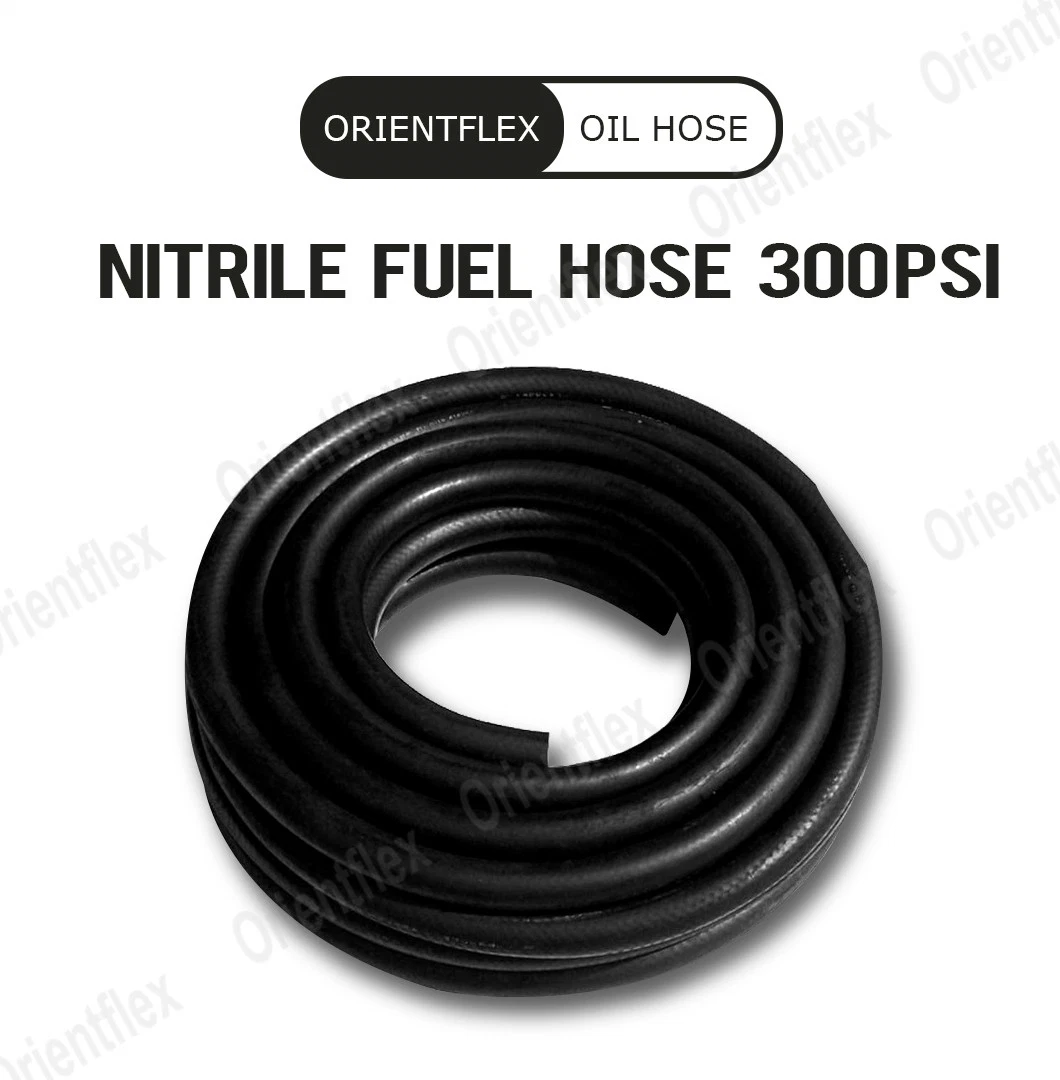 Oil Resistant Reinforced Marine High Pressure Nitrile Fuel Rubber Hose