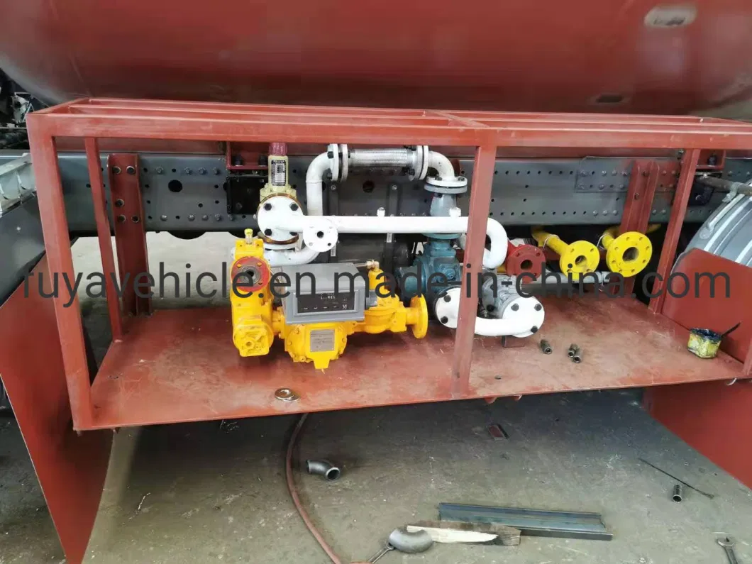 210HP Dongfeng 20000liter Used 10mt LPG Road Tanker with Flow Meter