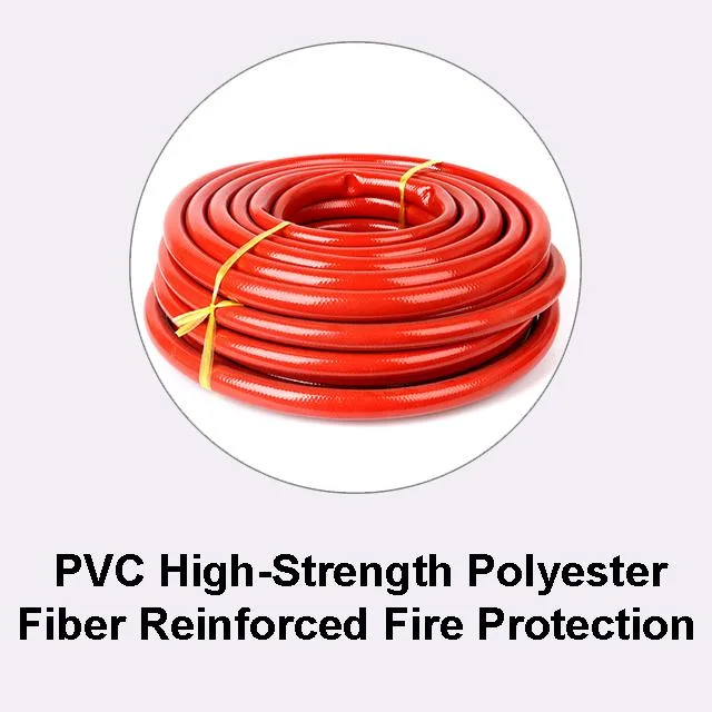 Aging and Corrosion-Resistant Good Toughness High Burst Pressure PVC Polyester Fiber Reinforced Pneumatics Hose for Oil Equipment