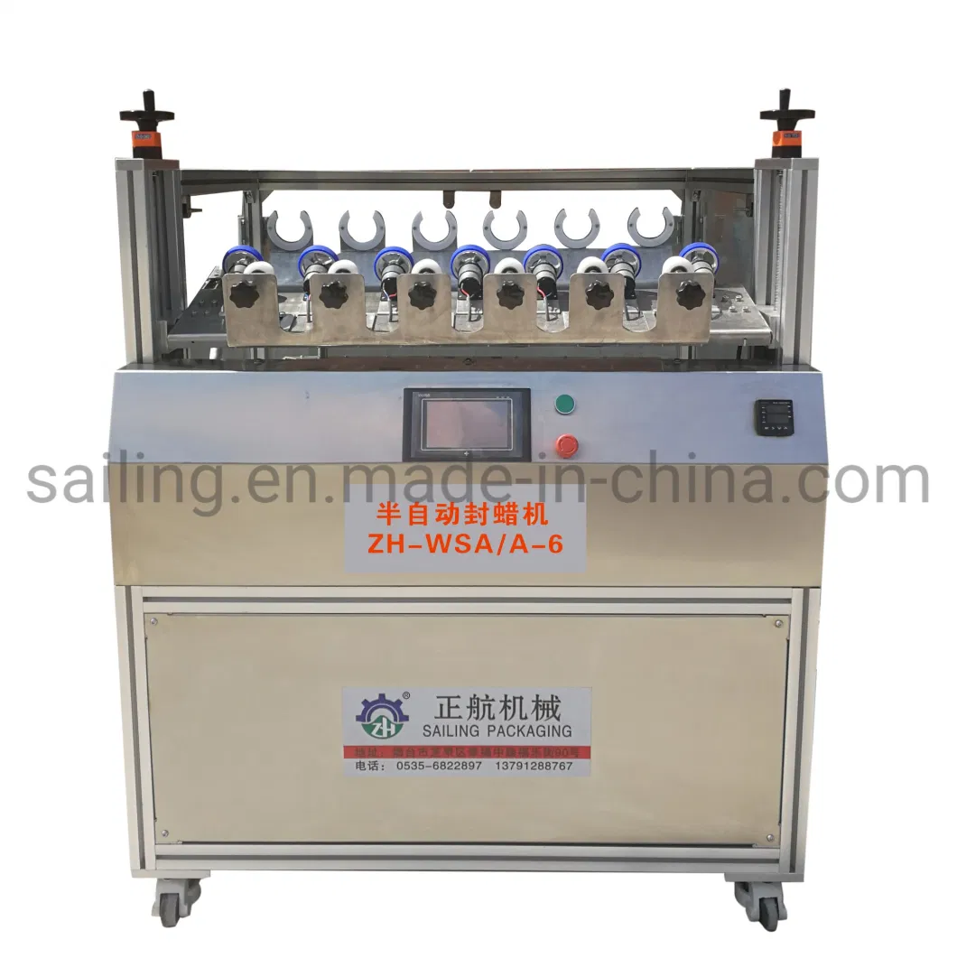 Semi-Automatic Wax Sealing Machine for Red Wine Bottle