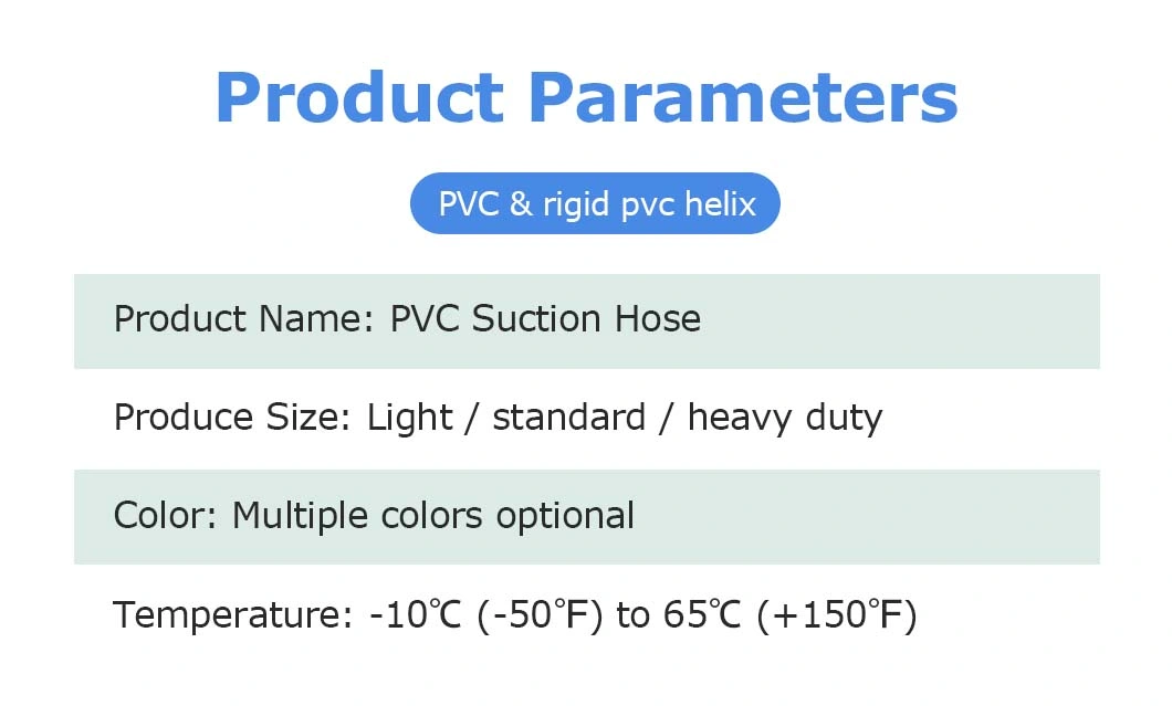 1 2 3 4 5 6 Inch Flexible Trash Water Pump PVC Suction Hose Pipe