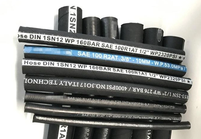 Hot-Selling Durable Chinese High-Quality Medium and High Pressure Synthetic Fiber Woven Rubber Resin Hose R7/En855 R7