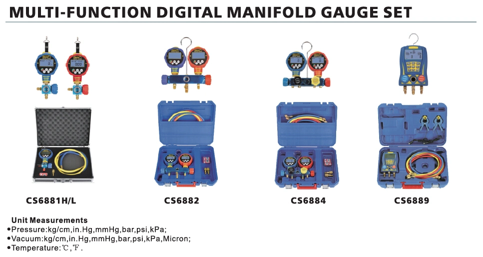 Manifold Sets, Charging Hoses, Fittings