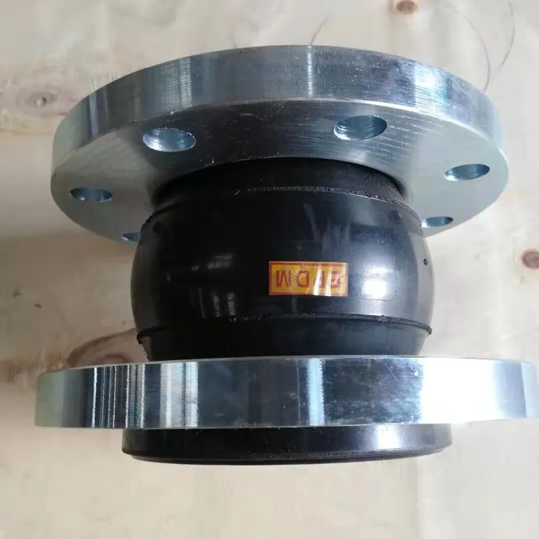 DN32-DN1800 Flanged Rubber Expansion Joint on Stock Bellow