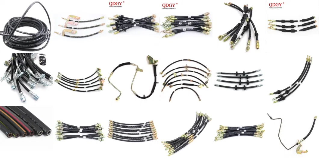 Without ABS 48.5&quot; Sportster Stainless Steel Braided Colored DOT Front Brake Lines Oil Hose