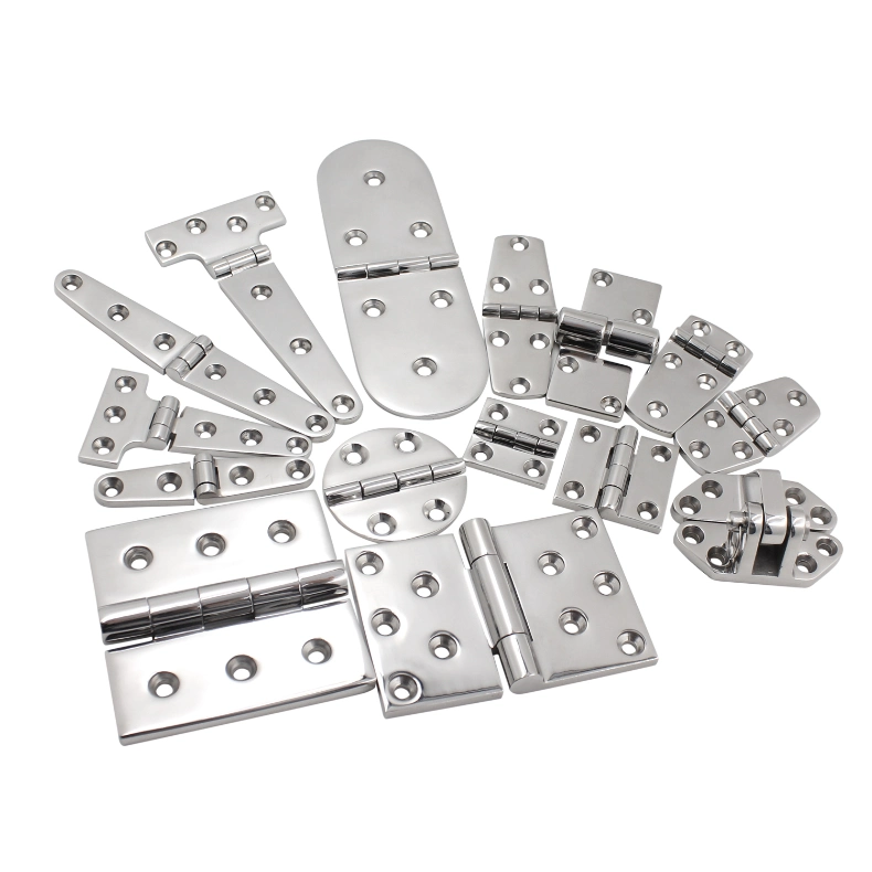 Boat Cabinet Hatch Hardware Strap Hinges 316 Stainless Steel Hinge Marine Heavy Duty Deck Cupboard Hinge