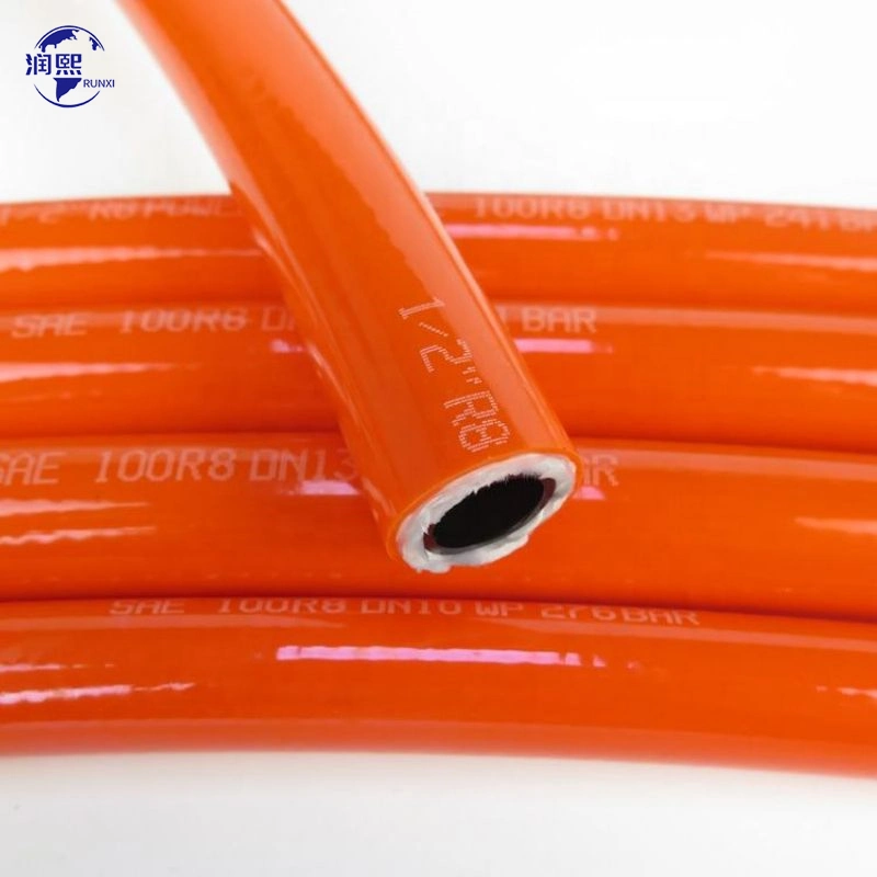 Oil Resistant 1/4&quot; 3/8&quot; R7/R8 Thermoplastic Hydraulic Nylon Hose