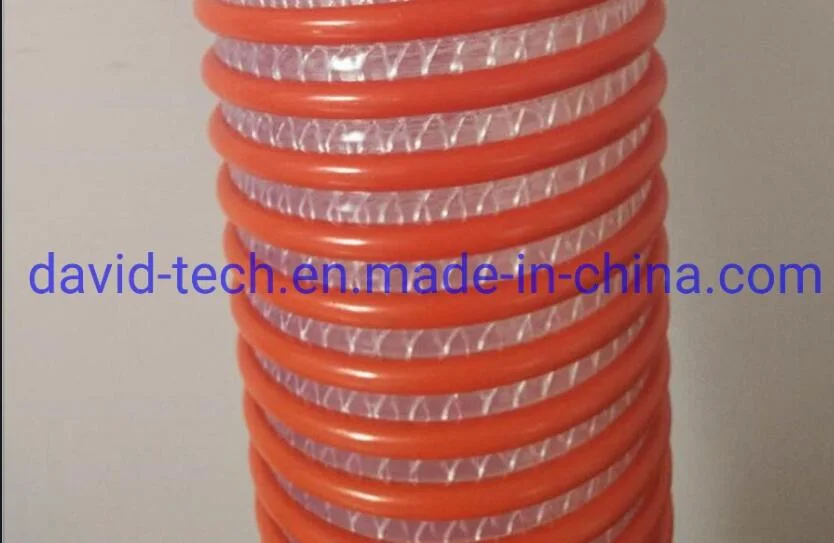 Plastic PVC Polyester Transparent Fiber Reinforced LPG Expandable Layflat Garden Air Gas Water Oil Delivery Suction Pipe Tube Hose