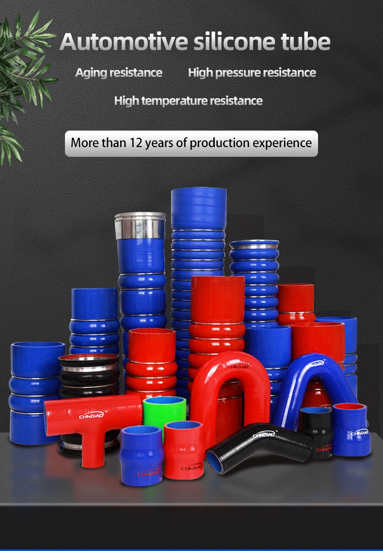 Factory High Temperature Oil Flexible FKM Inner Rubber Silicone Hose