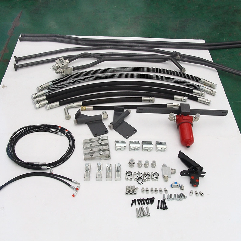 Excavator Hydraulic Breaker Piping Line Kits Pipe Clamp Aux Hydraulic Oil Hose Piping for Sk135sr Sk140 Sk200