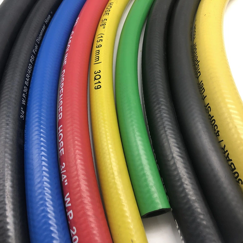 Flexible Anti-Static Gasoline Resistant Rubber Oil Gasoline Hose for Fuel Dispenser Pumps