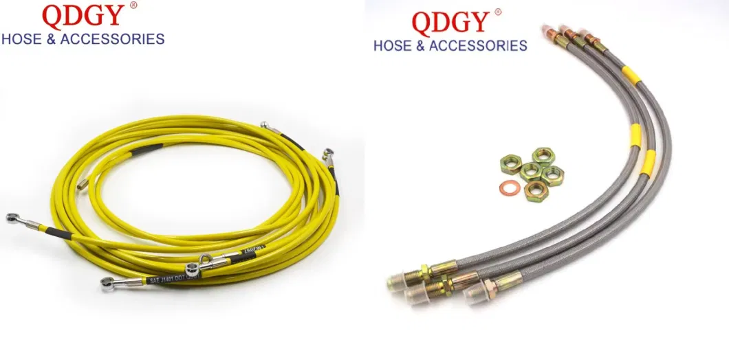 Oil Brake Line for Honda for Civic 92-95 Front Rear Stainless Steel Braided for Acura for Integra 94-01 Oil Brake Hose