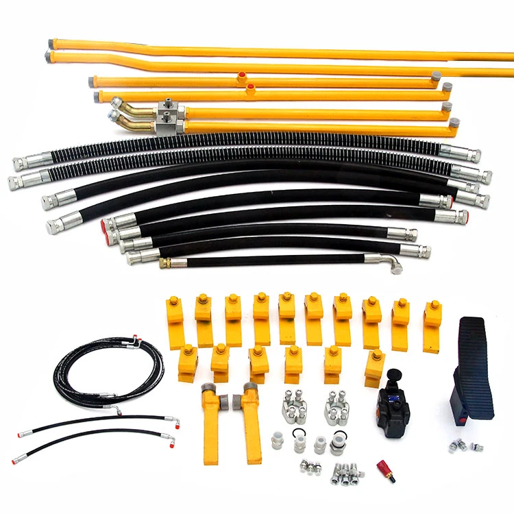 Excavator Hydraulic Breaker Piping Line Kits Pipe Clamp Aux Hydraulic Oil Hose Piping for Sk135sr Sk140 Sk200