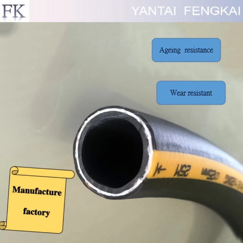 Wire Braided Fluid Hose Media Mineral and Biological Oils Glicol-Water Based Water Lubricants