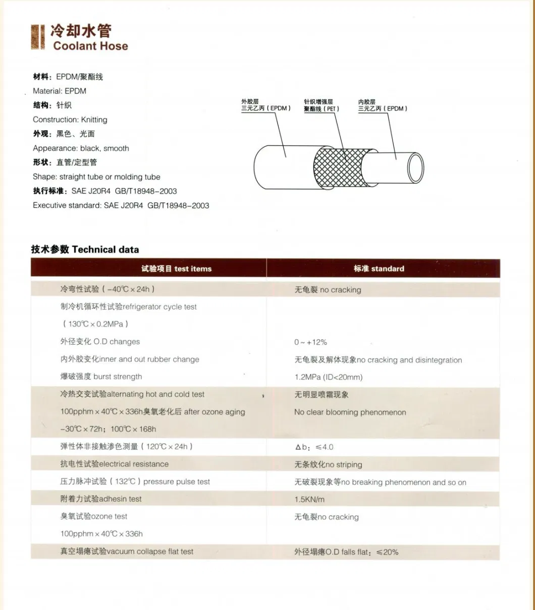 Flexible Intake Air Hose Custom Oil/Fuel Line