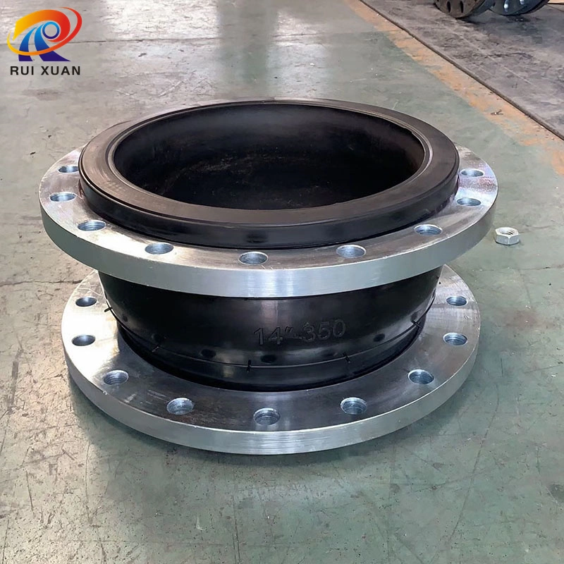 Single Ball Rubber Expansion Joint High Temperature Resistance Compensator