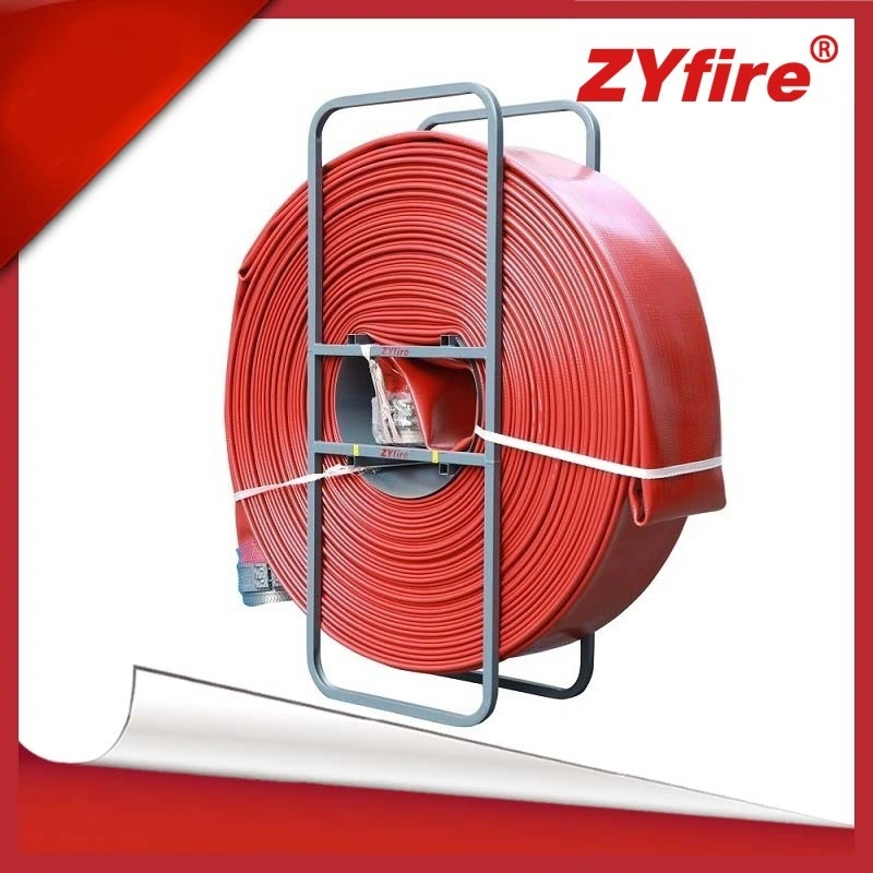 Zyfire TPU Lay Flat Flexible Hose, 3&quot; Inch150psi~300psi, Red with Storz Coupling for Shale Gas and Oil Develop