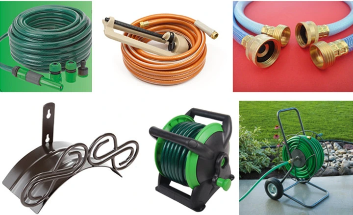 Convenient to Move Soft Lightweight Green Garden Plastic Hose