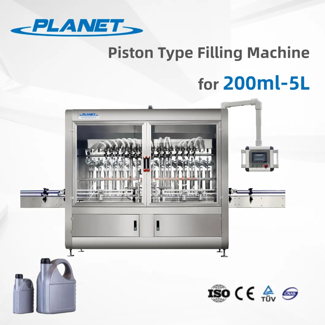 1-5L Engine Lubricant Hydraulic Oil Weighing Urea Bottle Filling Line