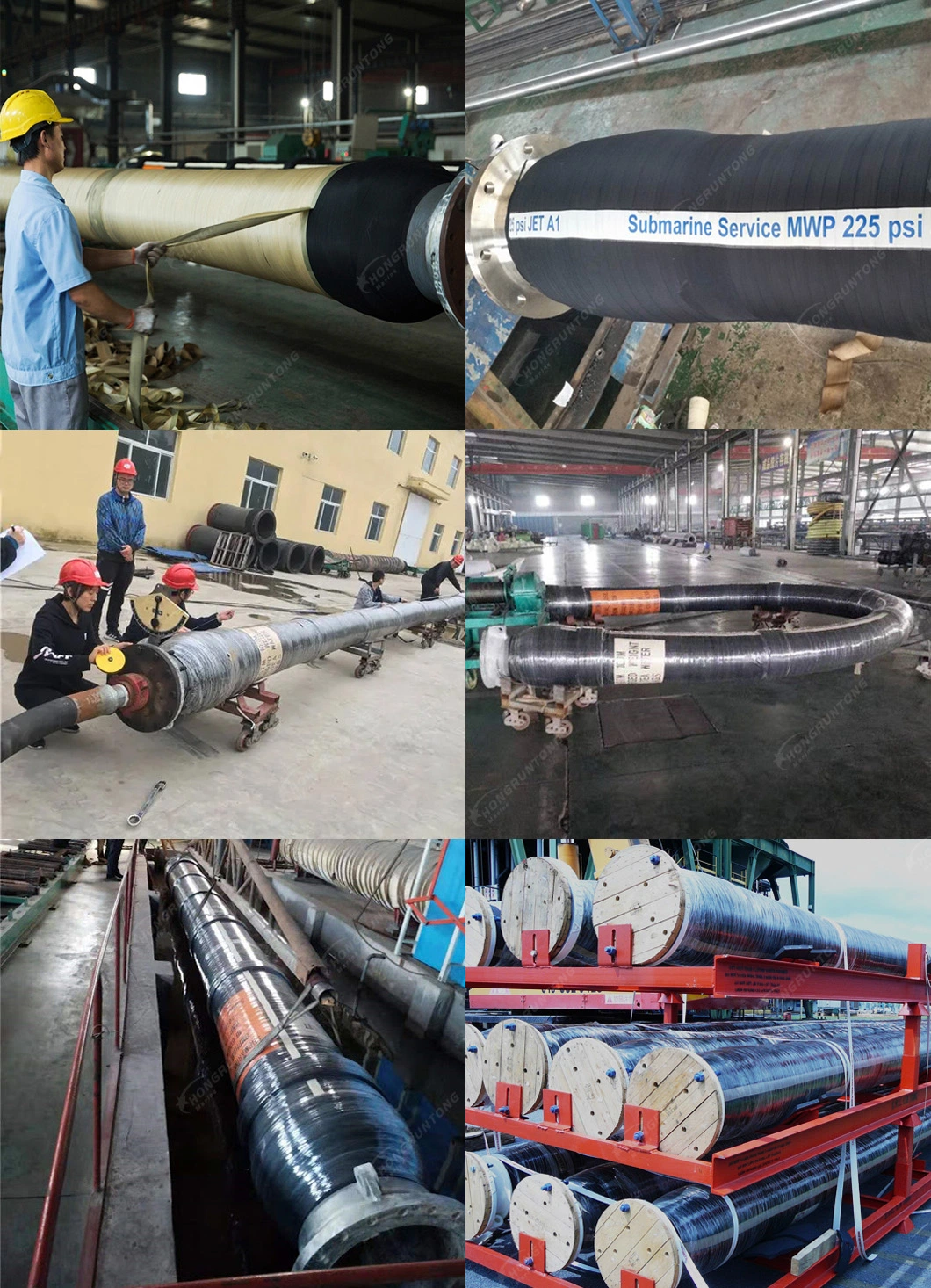 Highly Flexible Single Carcass One End Reinforced Submarine Hose