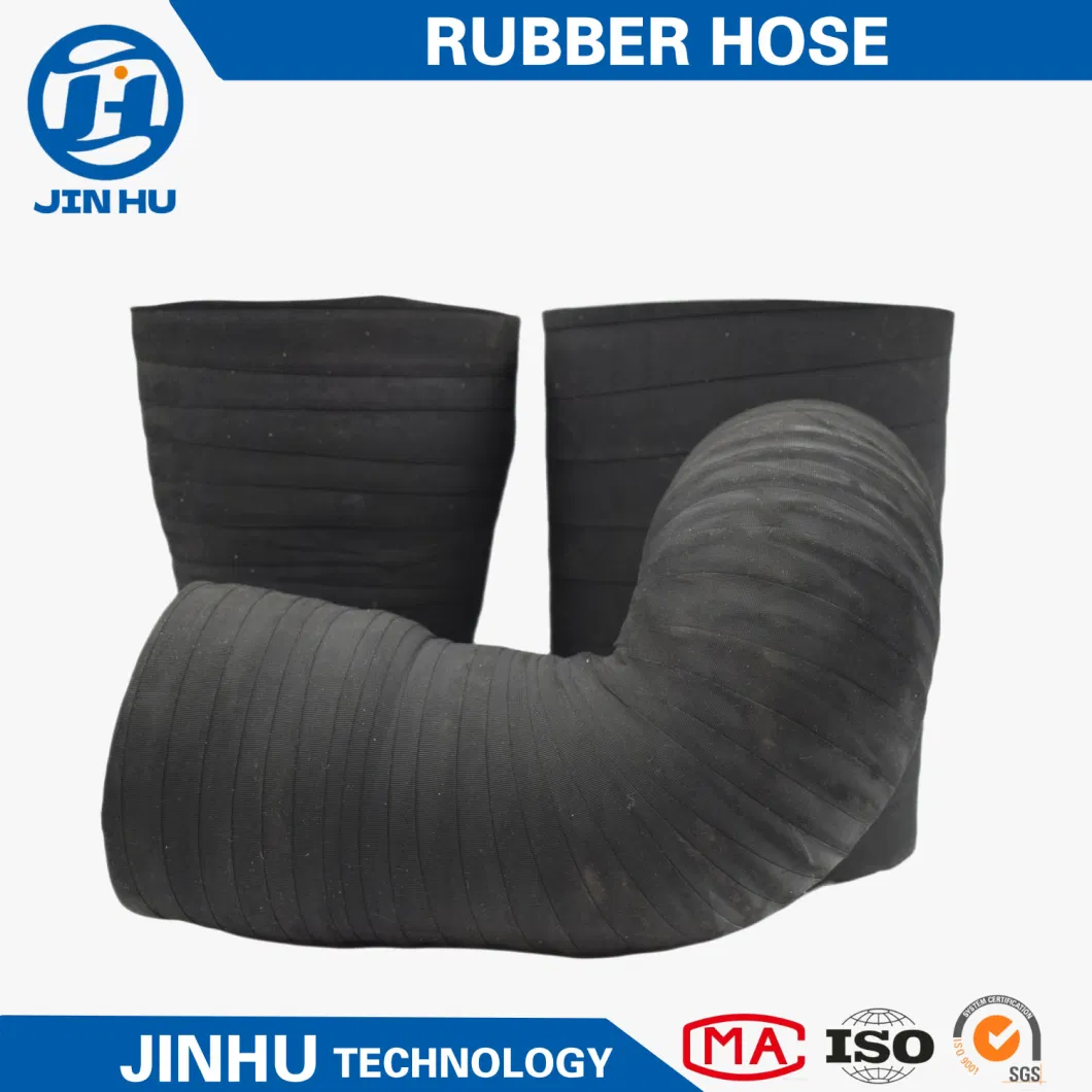Jinhu Flexible Non Conductive Industrial Rubber Hose Air/Water/Oil High Pressure Hose with Cloth (OEM)