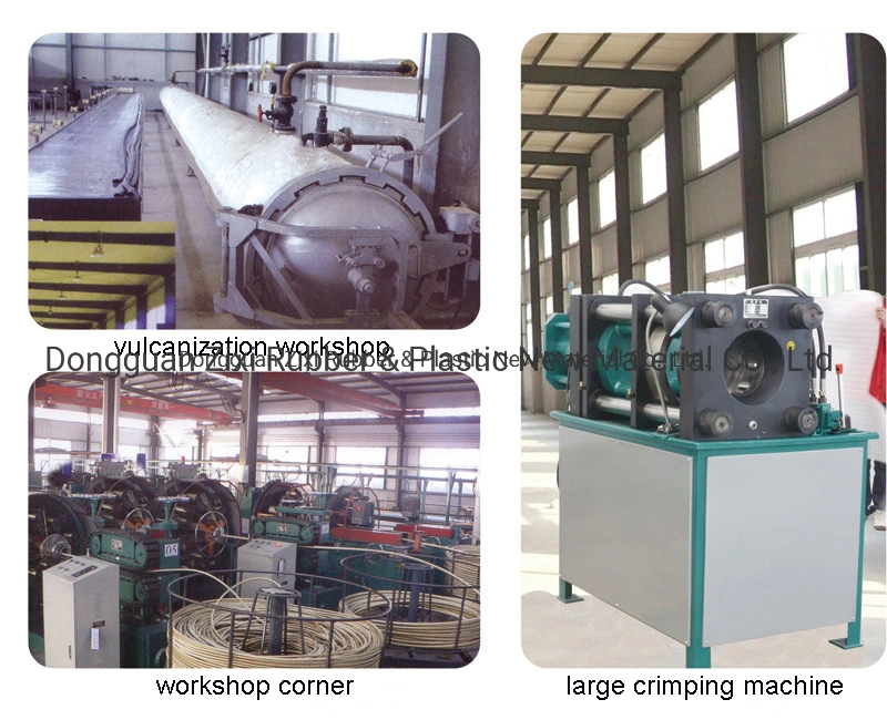 Industrial Braided Hydraulic Pressure Oil Resistant Vacuum Rubber Hydraulic Hose