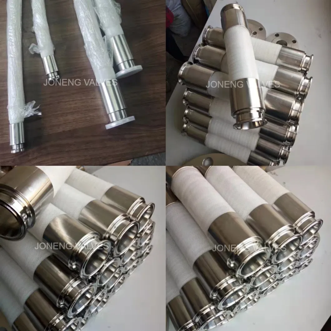Sanitary Grade Stainless Steel Quick Fitting High Purity Platinum Vulcanized Silica Gel Four - Layer Braided Hose