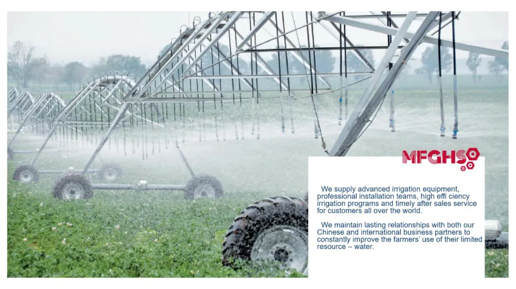 Large Agricultural Lateral Move Electric Spraying Farmland Irrigation Machine