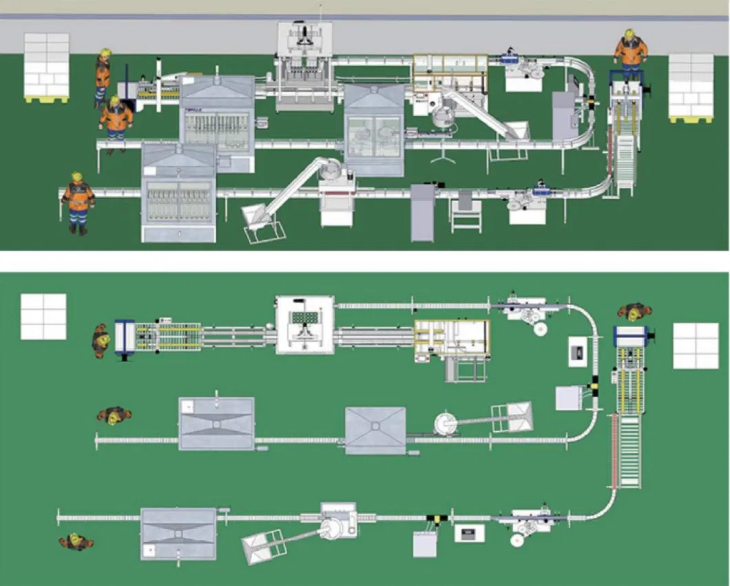 1-5L Engine Lubricant Hydraulic Oil Weighing Urea Bottle Filling Line