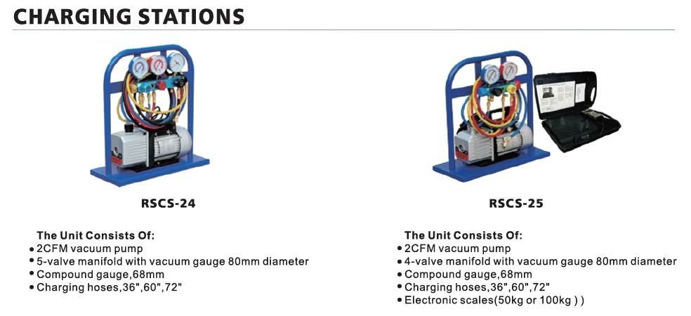 Manifold Sets, Charging Hoses, Fittings