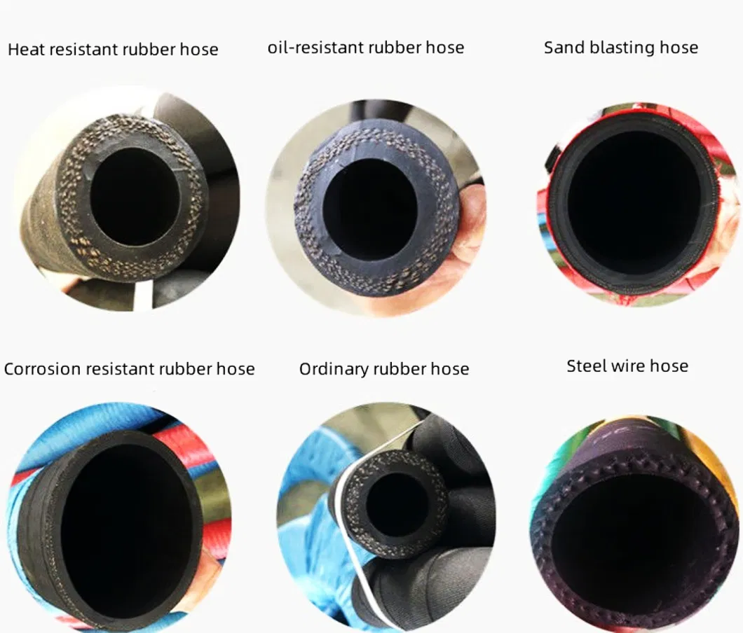 Best Selling Industrial 1 Inch High Temperature Steam Lines Hydraulic Rubber Hose Steam Hose High Pressure Rubber Water Suction Hose Pipe