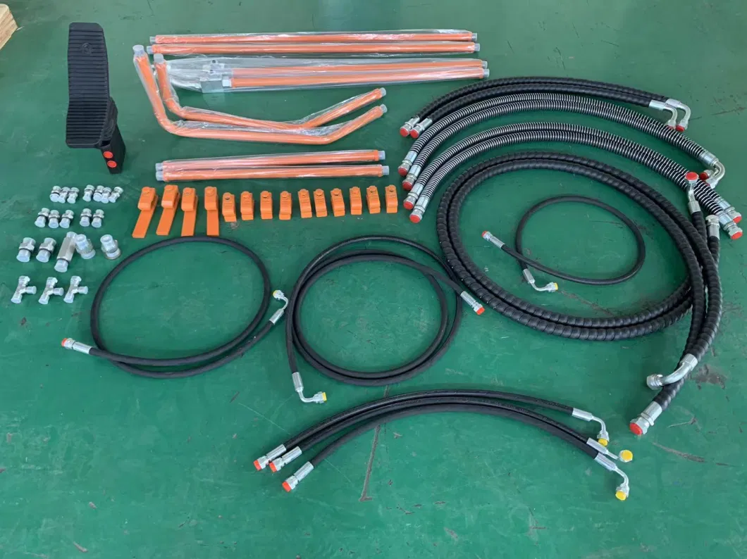 Excavator Assistant Breaker Pipes Line Hydraulic Hammer Installation Kit Oil Hose Piping Pipe Line