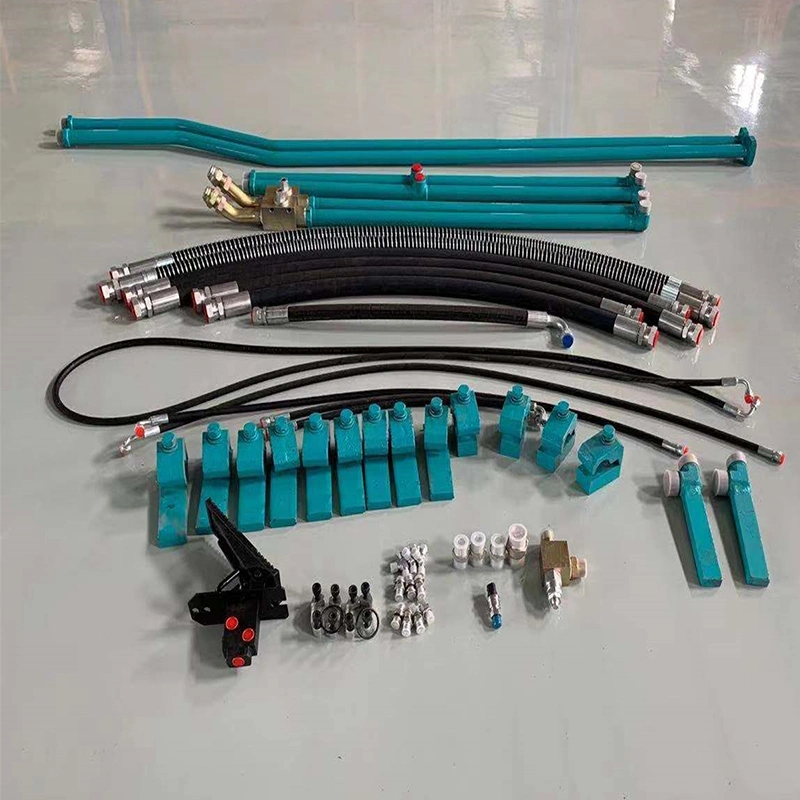 Excavator Hydraulic Breaker Piping Line Kits Pipe Clamp Aux Hydraulic Oil Hose Piping for Sk135sr Sk140 Sk200