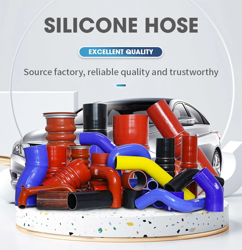 High Quality Reinforced Oil Resistant Air Intake Straight Reducer Silicone Rubber Hose