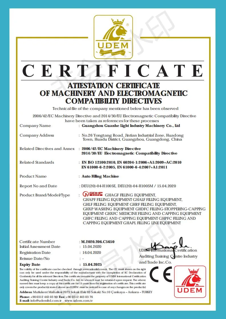 Peristaltic Pump Controlling Filling Sealing Labeling Capping Production Line