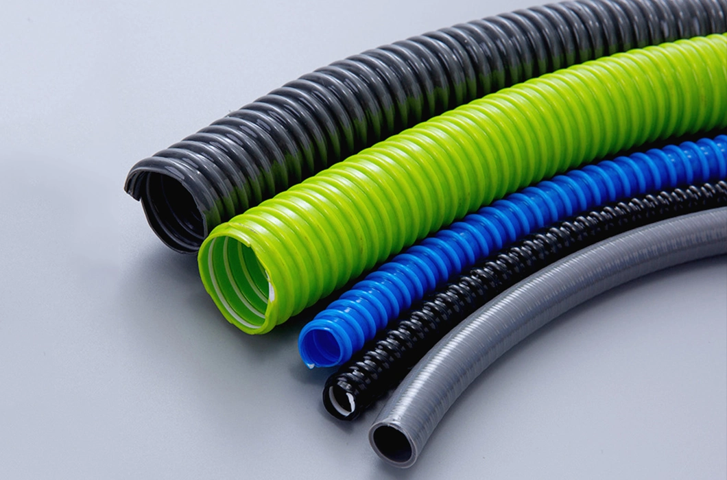 Excellent Quality Wear Resistant Corrugated PVC Helix Suction Hose