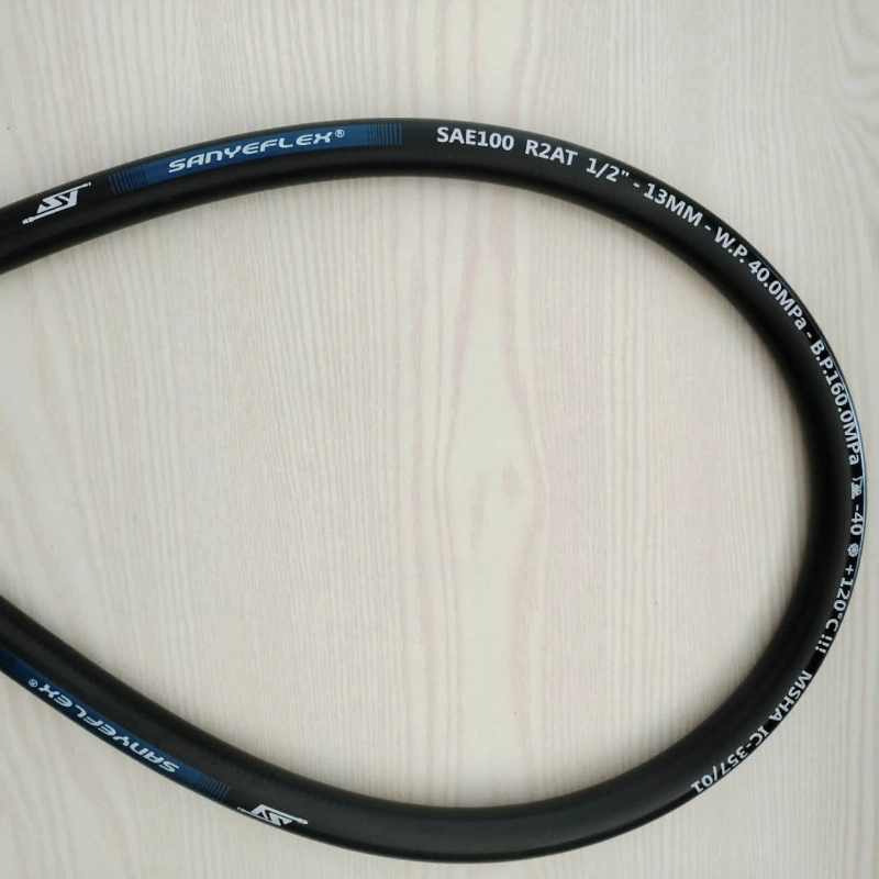 Durable and Wear-Resistant High-Quality Steel Wire Braided Hydraulic Hose Made in China R2/853 2sn