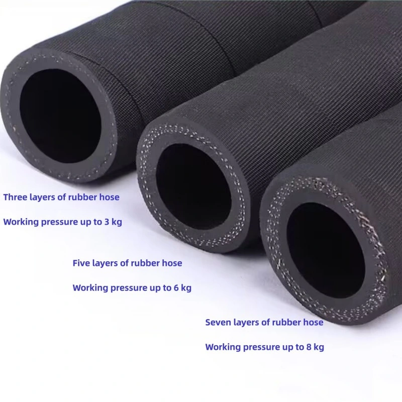 Oil Delivery with Black Cord, Rubber Hose with Fabric Surface Rubber Hose